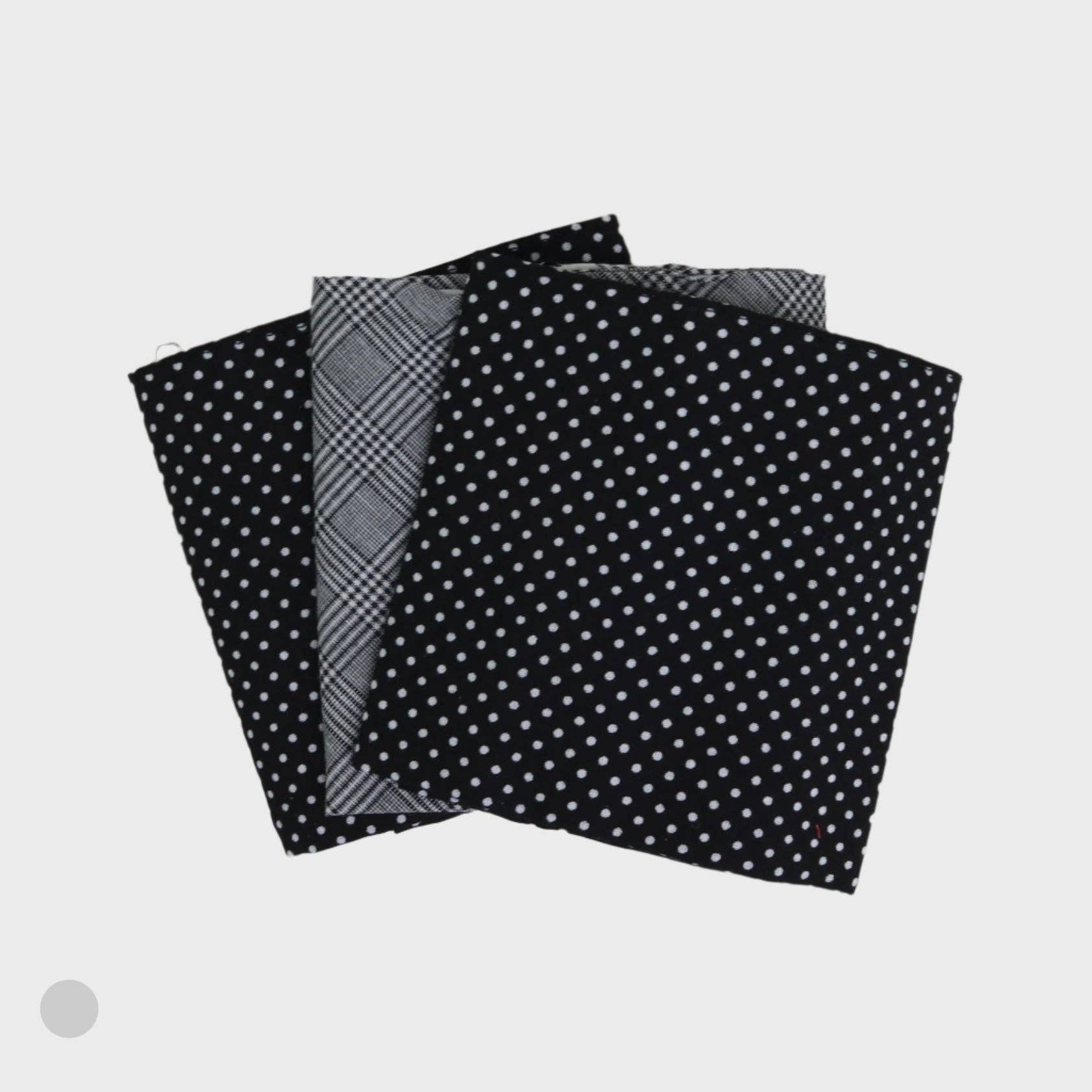 Sophos – wholesale Handkerchief – Unisex – Black Spot/Grey Check Handkerchiefs
