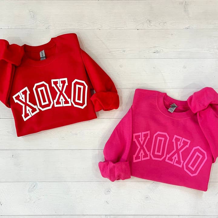 Varsity Puff XOXO Valentines Day Outfit for wholesale by Up2ournecksinfabric