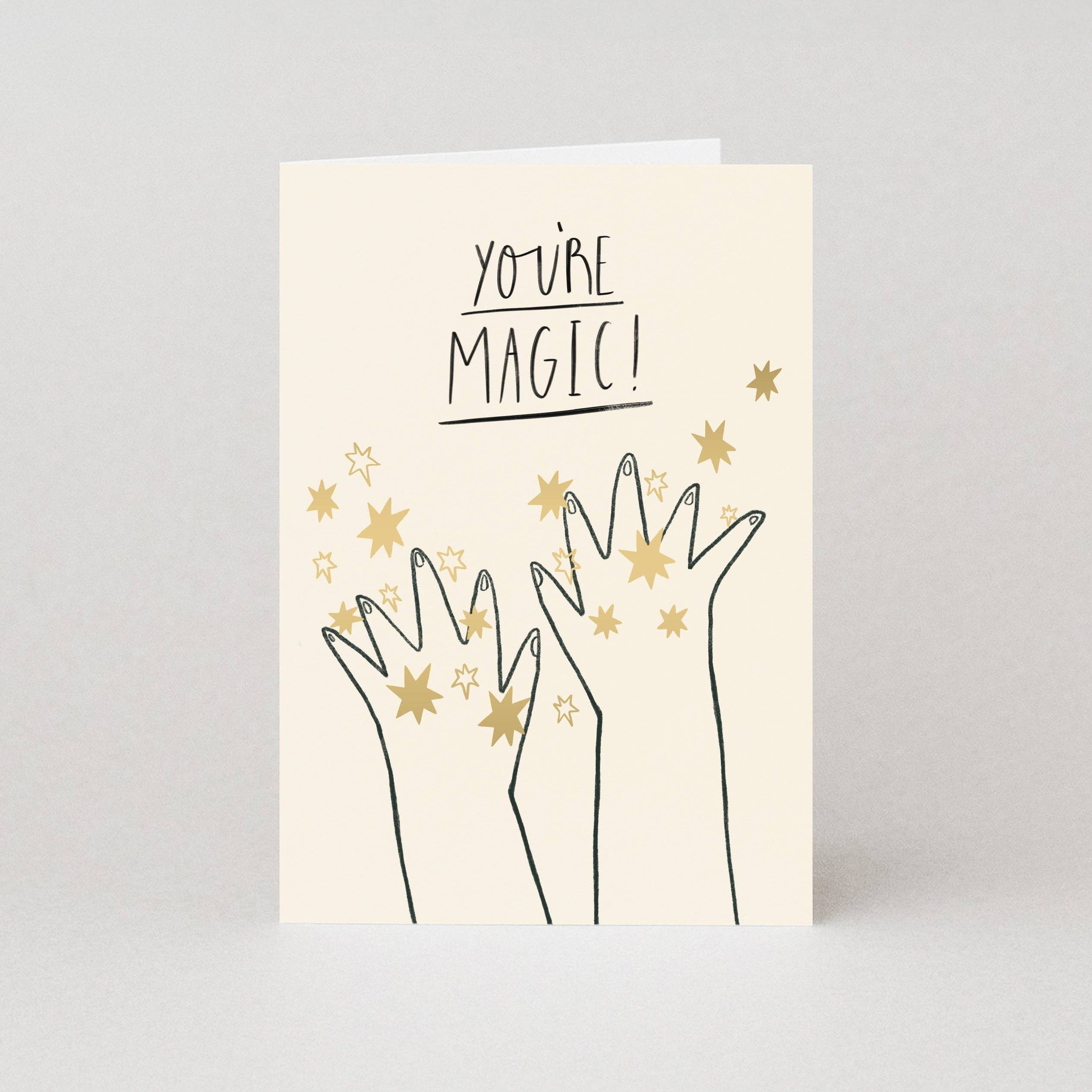 Studio Boketto - Wholesale Birthday card - You're Magic Birthday Card | Luxury Gold Foil Birthday Cards