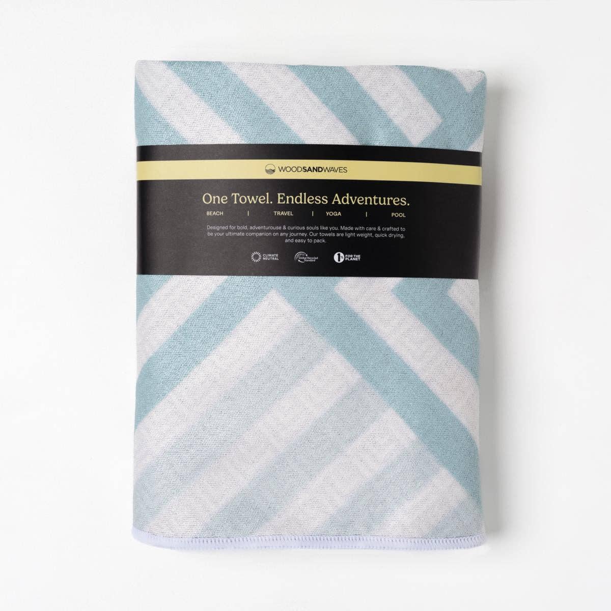 WOODSANDWAVES - Wholesale Hand Towel - Mint Relaxation - Ultra-light outdoor and hiking towel - 80cm x 40cm2