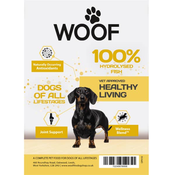 Woof Hydrolysed Healthy Living Dry Dog Food for wholesale by Woof The Dog Shop