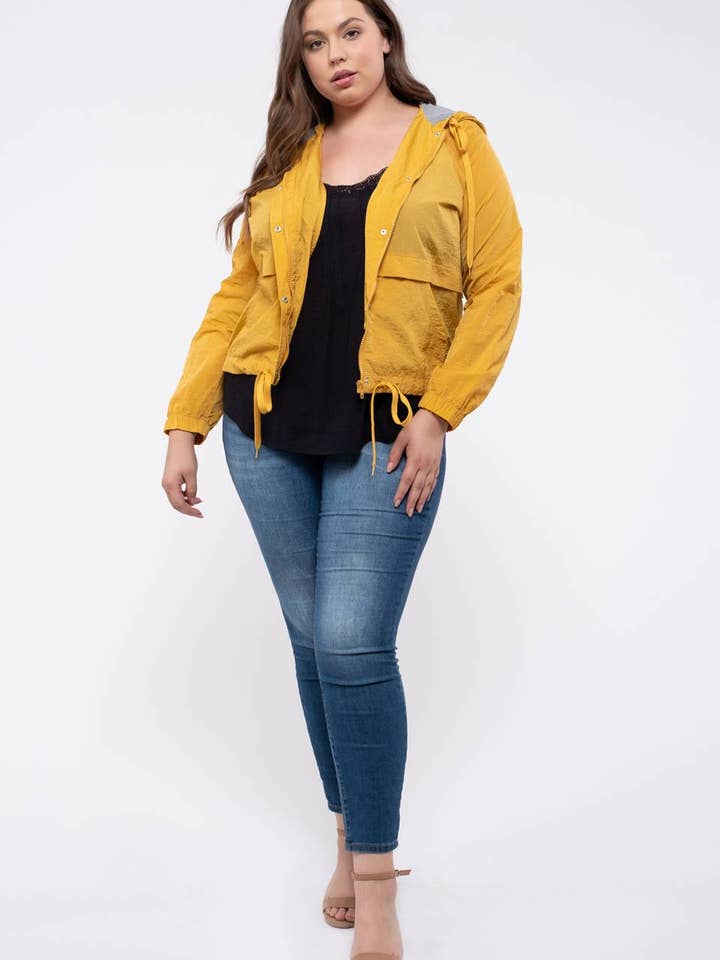 Blu Pepper - Wholesale Jacket - Women's - PLUS HOODED JACKET