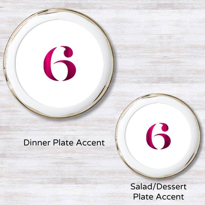 Foil Celebrate! 6 - Plate Accent for wholesale by Altoonastore
