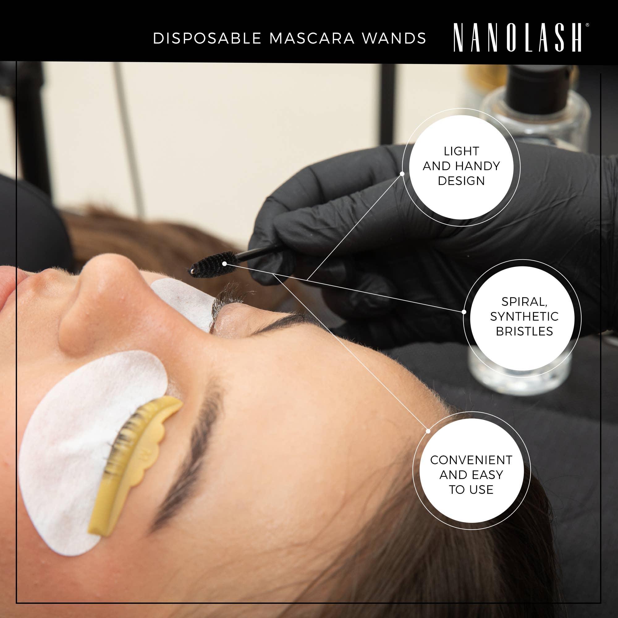 Everett Cosmetics - Wholesale Eye Makeup Brush - Nanolash Disposable Mascara Wands2