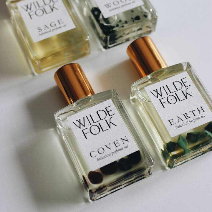 Wilde Folk - Wholesale Roll-On Fragrance - Earth Perfume Oil – Patchouli, Cedarwood & Vetiver, 15mL3