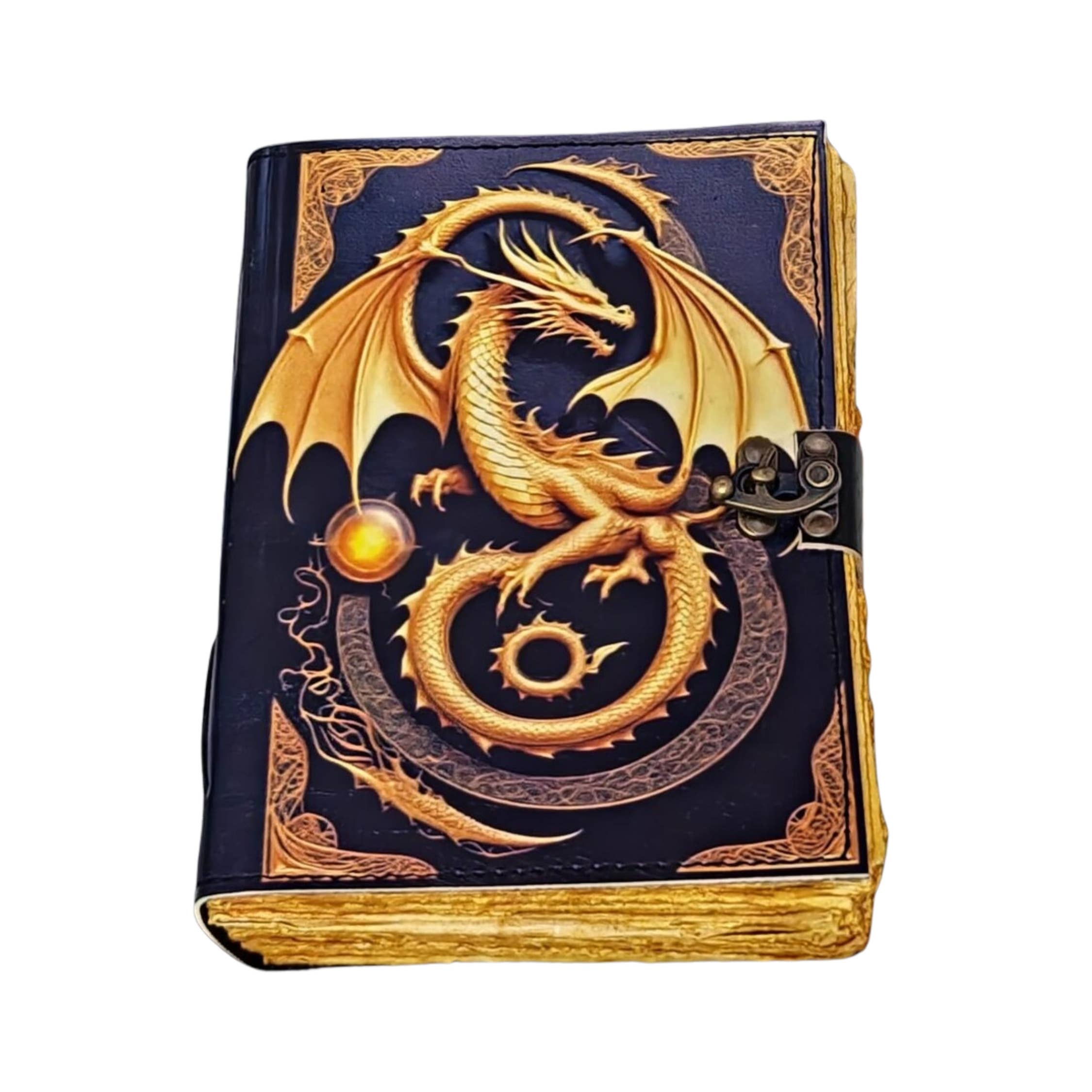 Billion Brothers - Wholesale Journal/Diary - Dragon Book of Shadows Leather Journal Grimoire Spellbook5