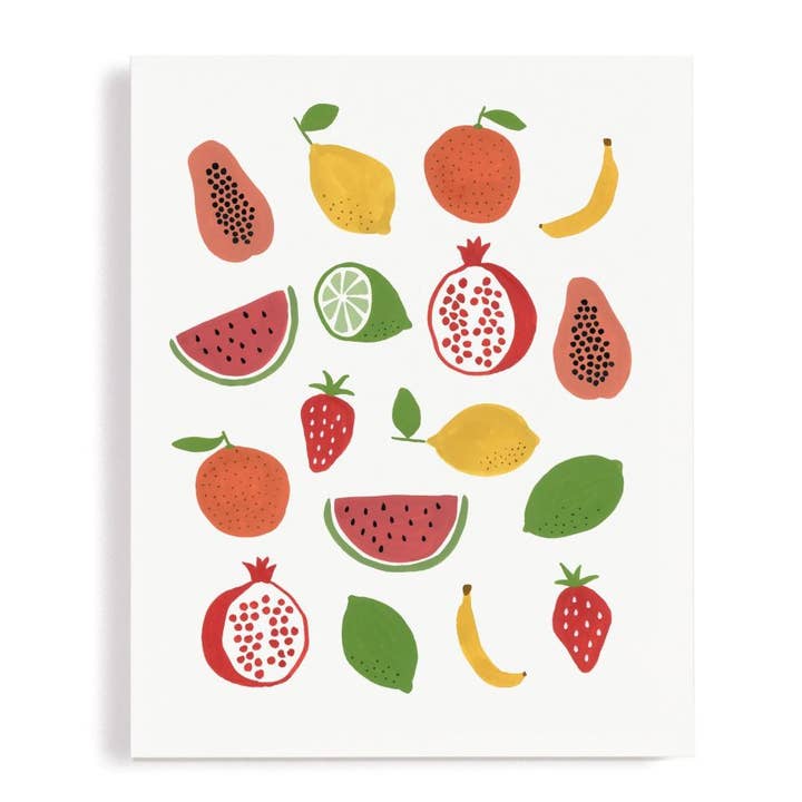 Fruit Art Print for wholesale by Say Something Cards