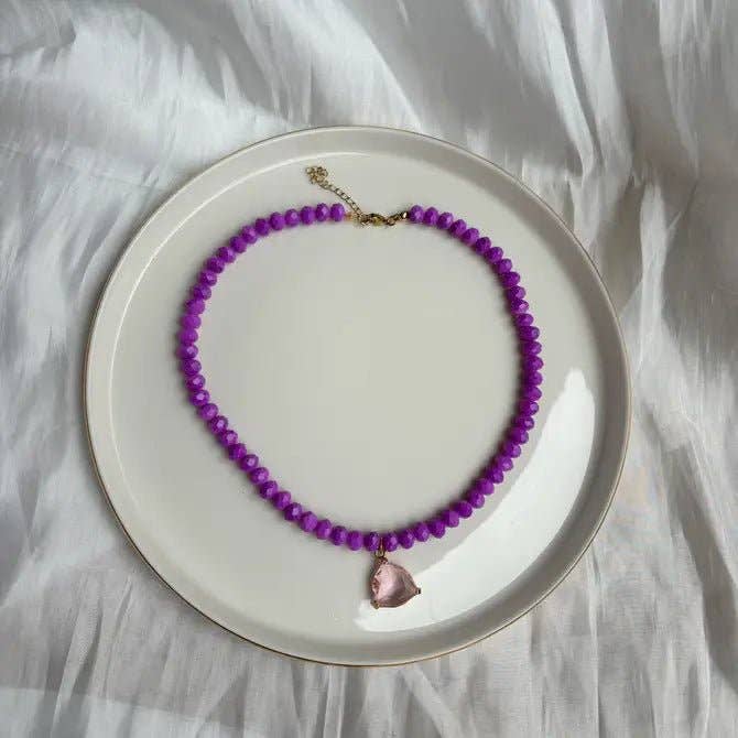 OE! – wholesale Pärlband/Pärlhalsband – LUCE MATERNA - Halsband i kristallglas7