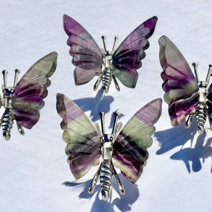 Fluorite Butterfly for wholesale by Spiritual and Aligned