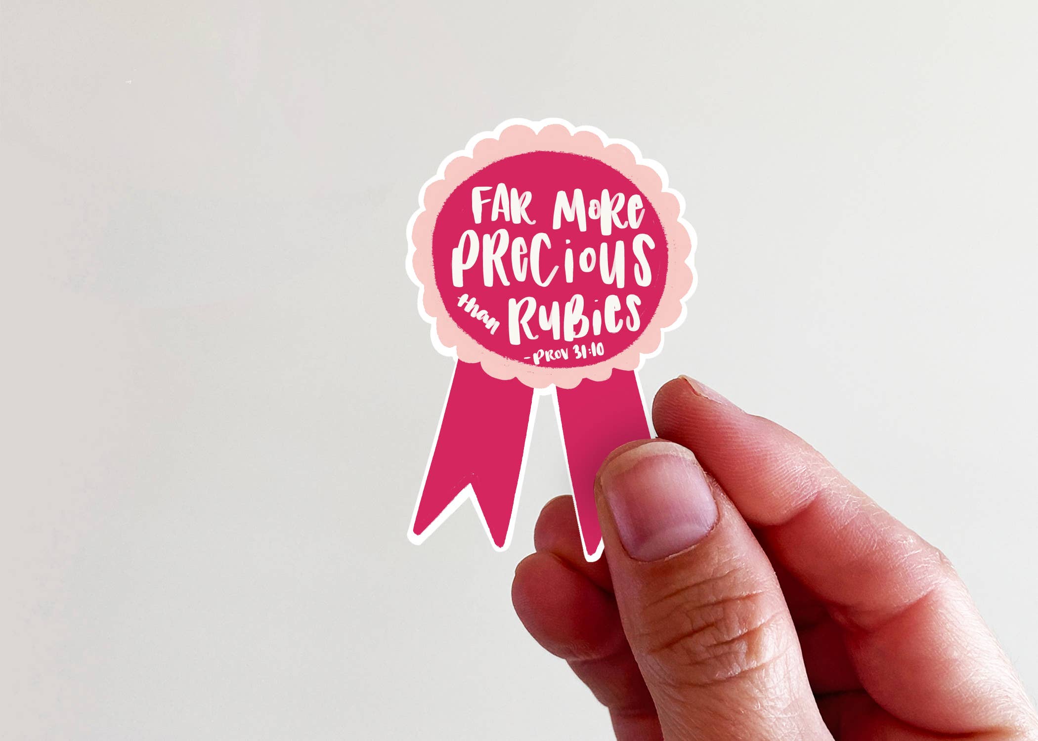 Kingfolk Co – wholesale Klistermärke – Långt mer dyrbara än rubiner band Vinyl klistermärke