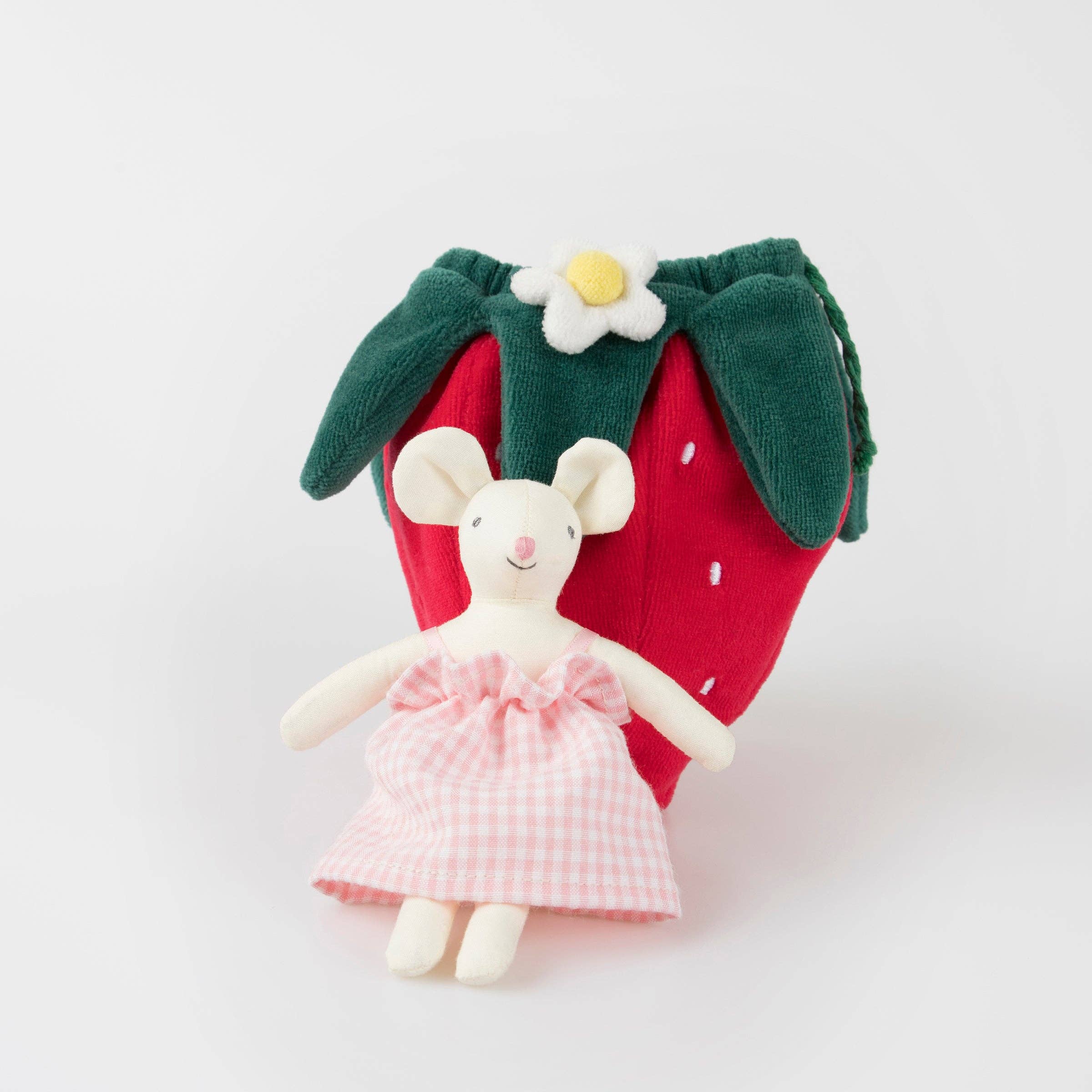 Meri Meri – wholesale Doll – Kids – Strawberry Mouse Mini Doll2