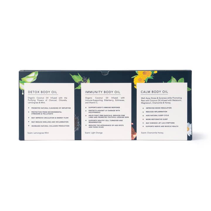 Conscious Coconut - Wholesale Bath/Body Oil - Boosted Trio Gift Set2