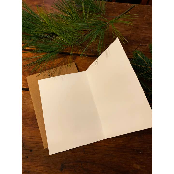 Shire Prints - Wholesale Christmas Card - Ornament Best Wishes - Christmas Vintage Matchbook Art Card