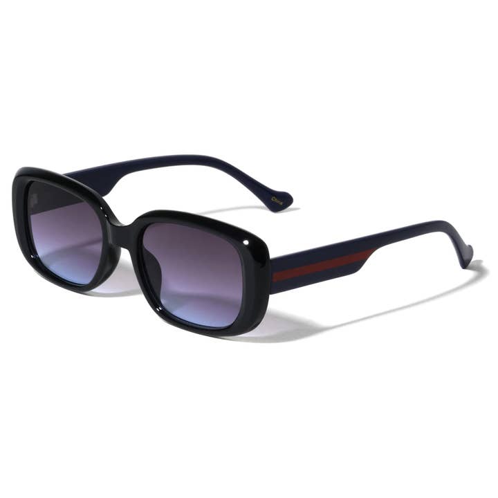 Sunrayzz Imports - Wholesale Sunglasses - Women's - Duo-Tone Color Line Temple Sunglasses p10361