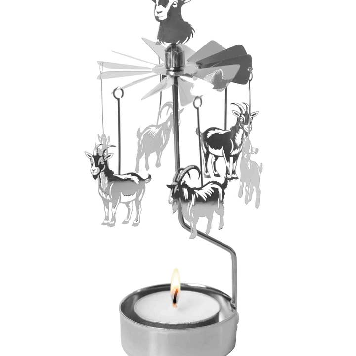 Rotary Candleholder, Goats for wholesale by Talla Imports
