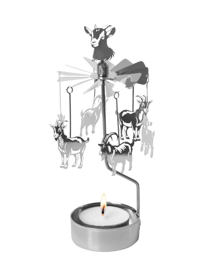 Rotary Candleholder, Goats for wholesale by Talla Imports