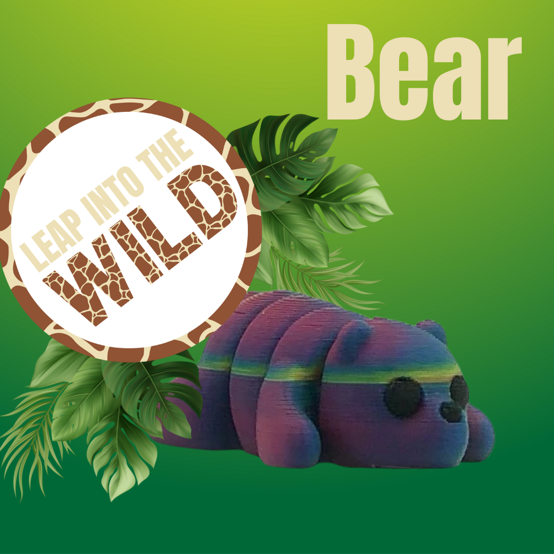 3D Studio Gifts - Wholesale Fidgetspeelgoed - Kinderen - 3D-geprinte ZOO JIGGLETS (Miniaturen) (aanrecht)11