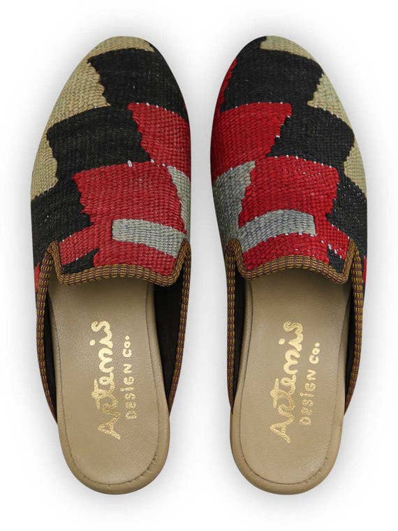 Zapatillas Kilim para hombre, talla 10 para venta al por mayor de Artemis Design Co.