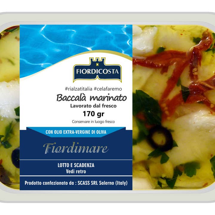 Marinerad torsk 170 gr för wholesale av Fiordicosta