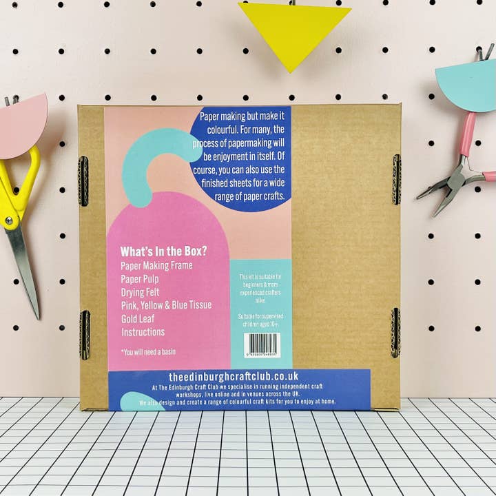 The Edinburgh Craft Club - Wholesale DIY Craft Kit - Terrazzo Paper Making Kit