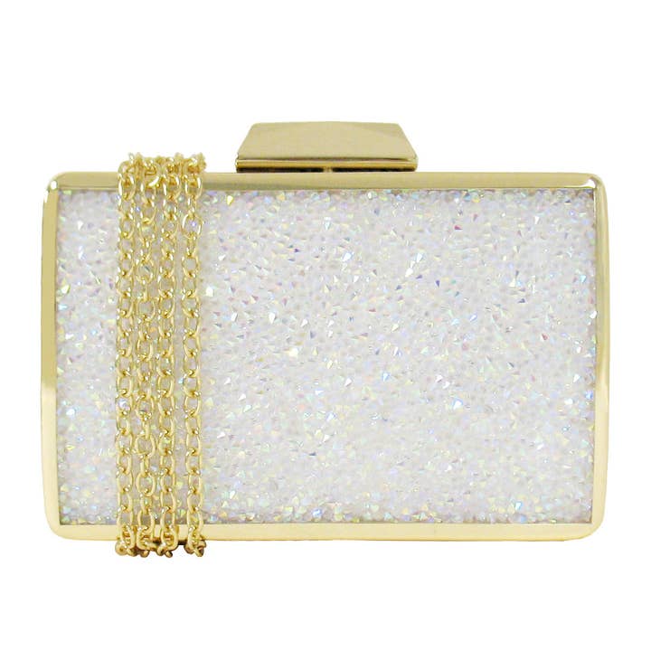 JNBFASHION.COM - Venta al por mayor Bolso de mano - Mujer - Cartera de mano Crystal Accents con estuche rígido