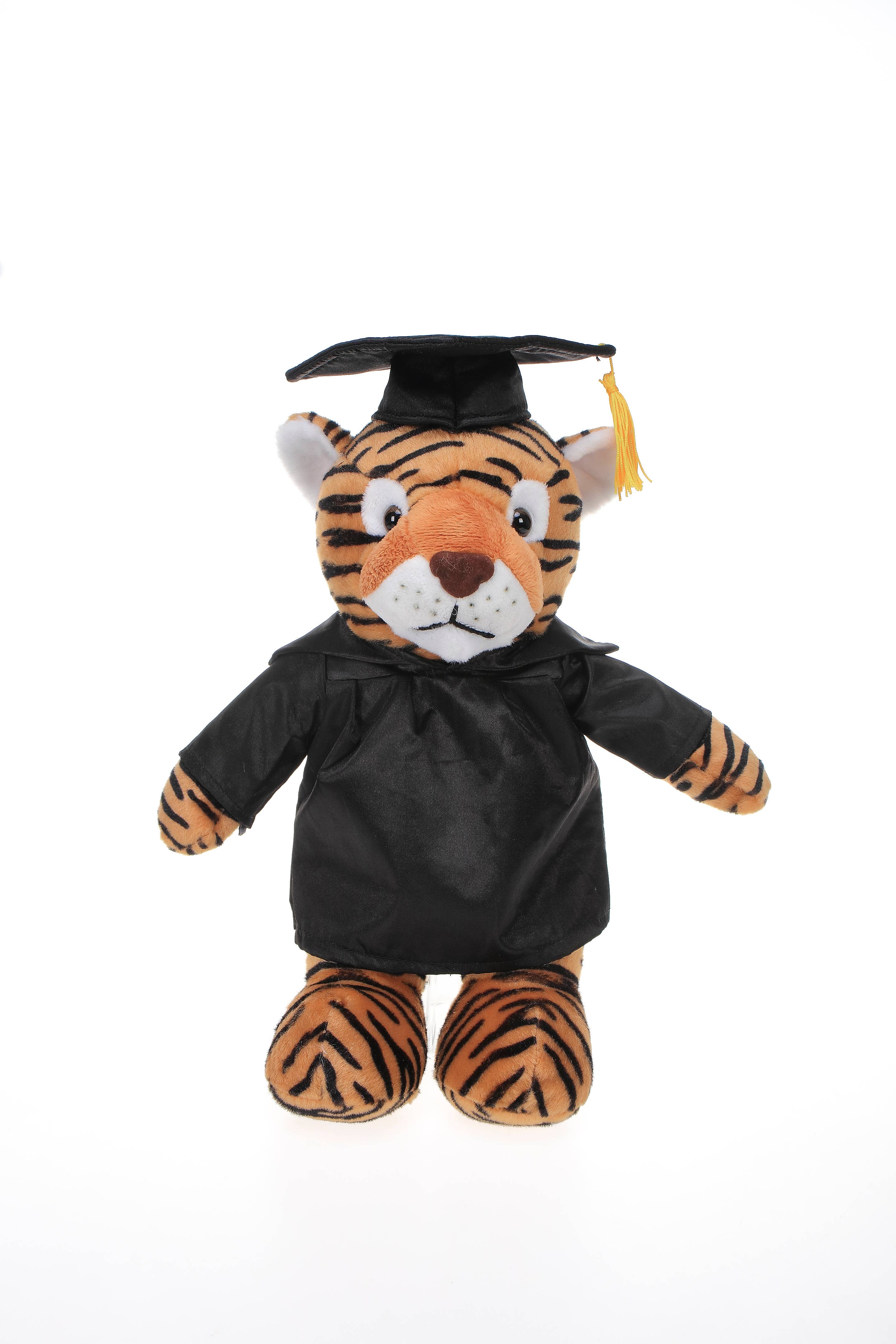 Plushland - Wholesale Stuffed/Plush Toy - Kids & Baby - Graduation Animals--Tiger 11" with custom imprint