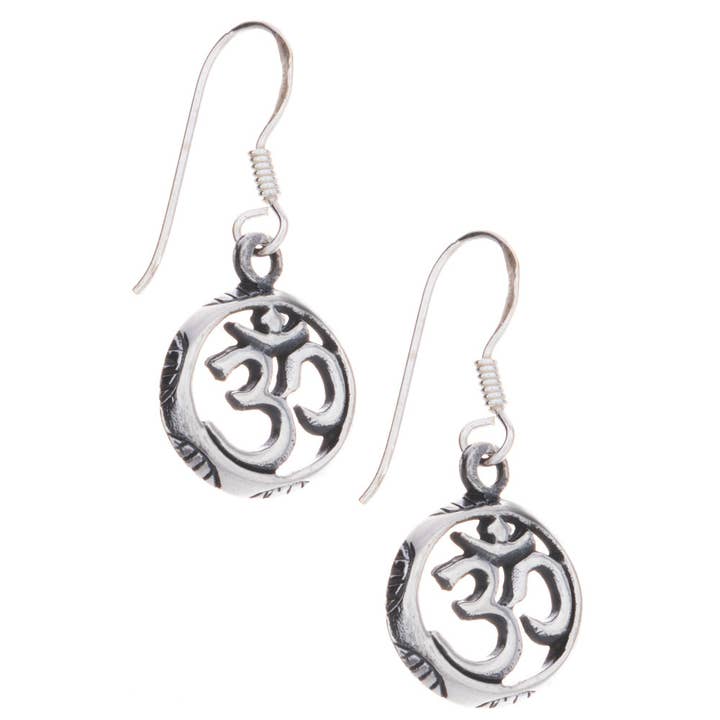 Hexagon Om Ohrringe für den Großhandel von Kheops BLJ Jewelry