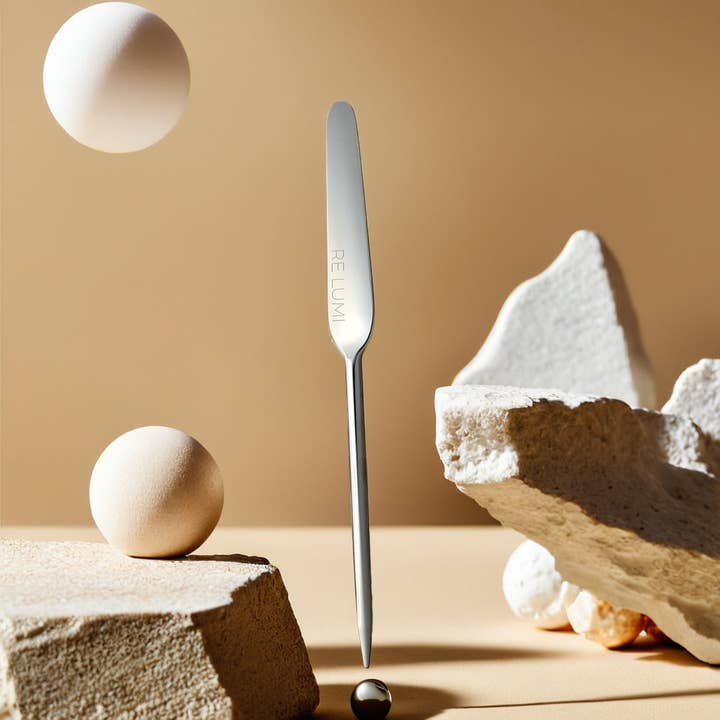 316L Stainless Steel Makeup Spatula – Thin & Hygienic for wholesale by Re Lumi Beauty