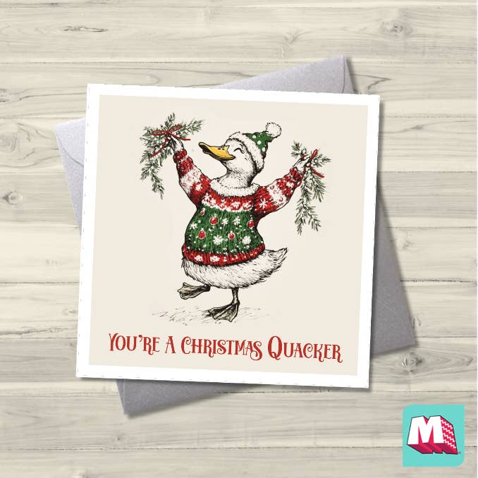Maktus - Wholesale Christmas Card - Christmas Quacker