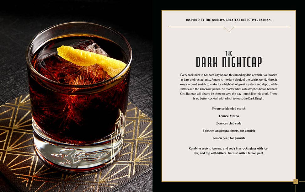 Insight Editions - #1 Pop Culture Publisher - Wholesale Mixology & Beverage Book - Gotham City Cocktails1