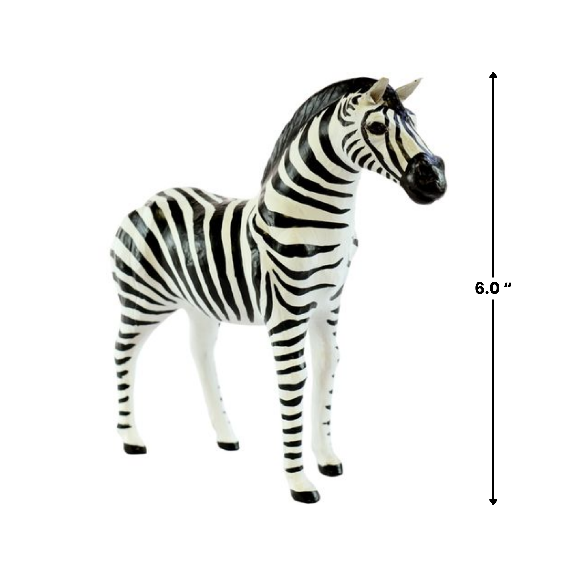 Something wild - Wholesale Sculpture - Handmade Leather Zebra Statue | Eco-Friendly Safari Decor | Indian Artisan Wildlife Figurine0