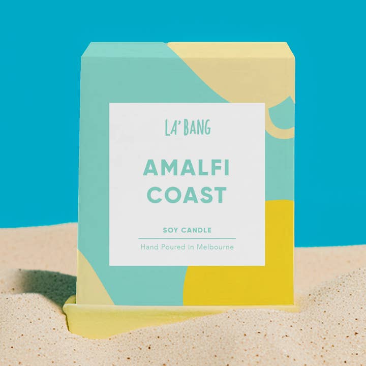 wooden wick candle - Amalfi Coast for wholesale by La'Bang Body