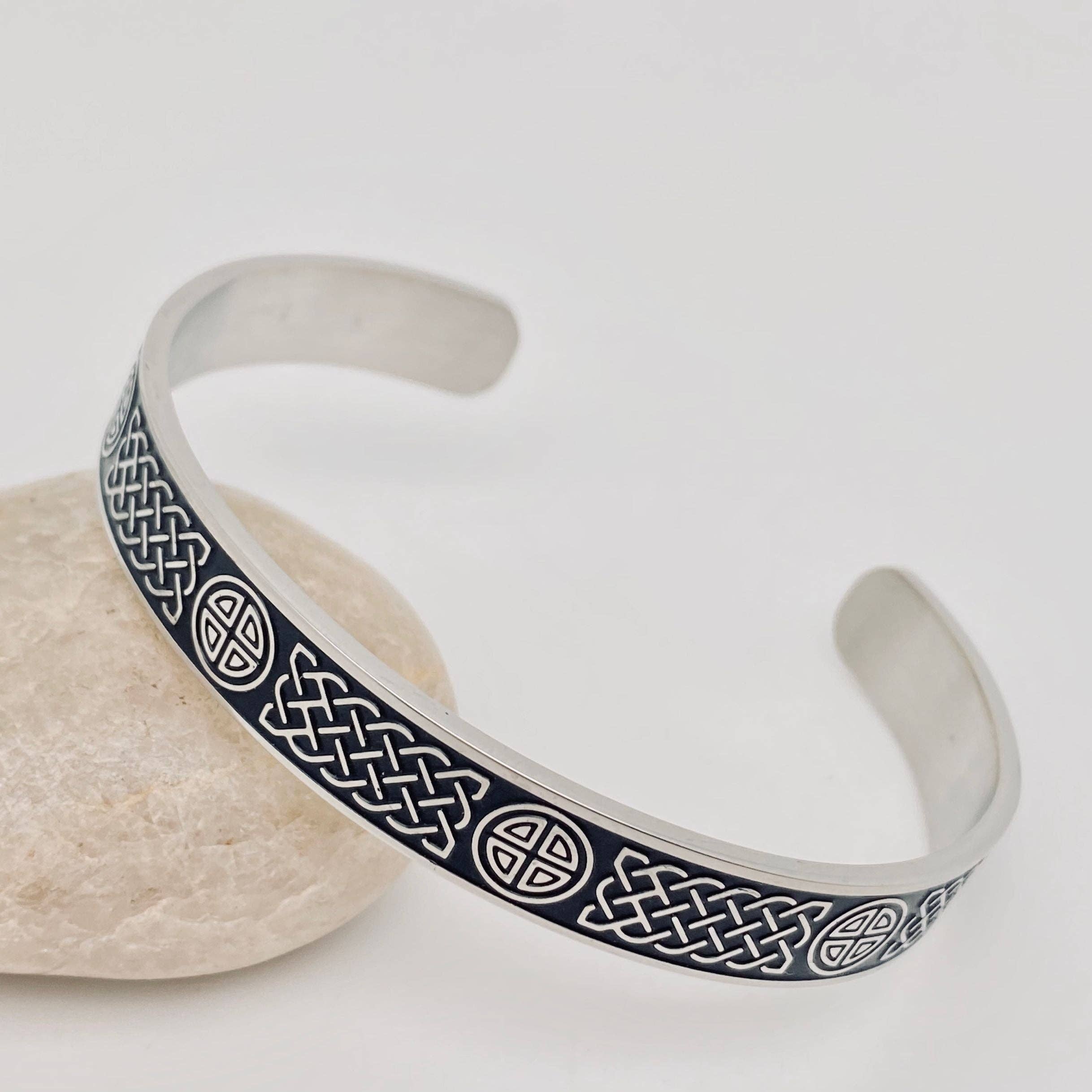 Mio Queena - Wholesale Cuff Bracelet - Multi-style Viking Series Stainless Steel Cuff - MJ/BC2