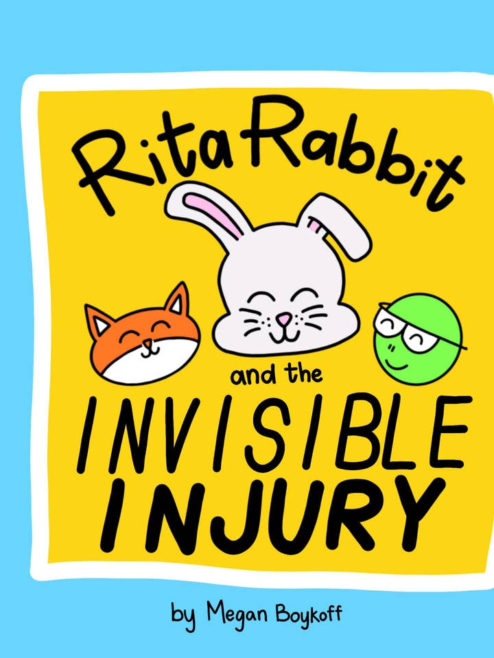 Rita Rabbit and the Invisible Injury Children's Book for wholesale by Megan Boykoff Art