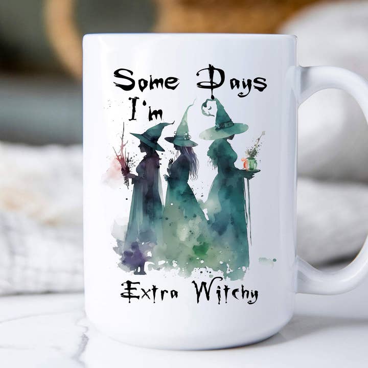Halloween Some Days Extra Witchy Coffee Mug for wholesale by Avery Lane Gifts