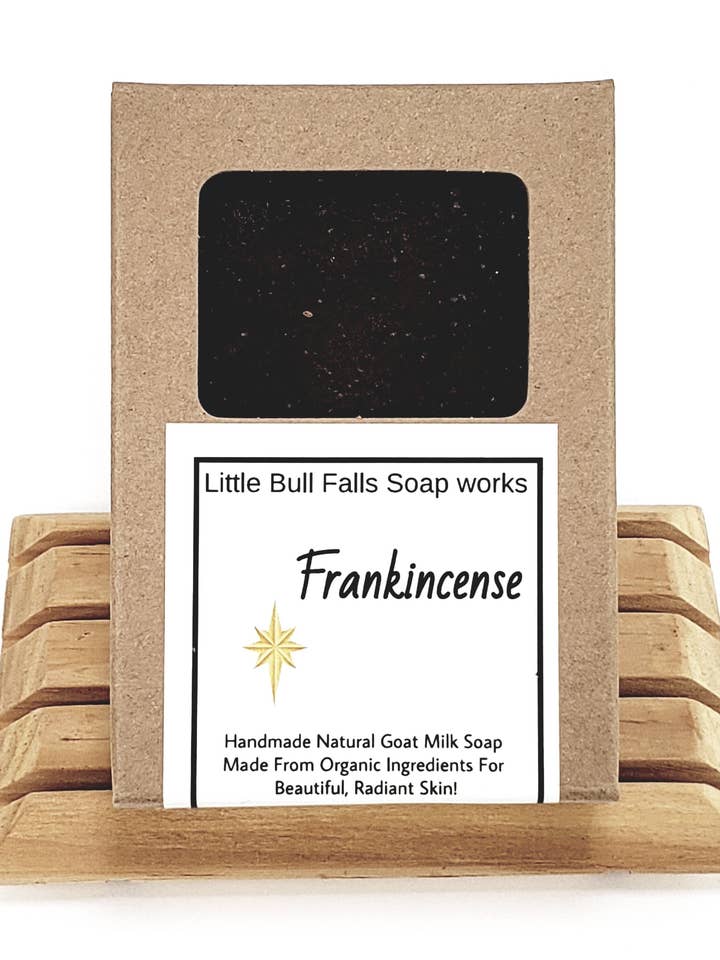 Frankincense getmjölk tvål för wholesale av Little Bull Falls Soap Works