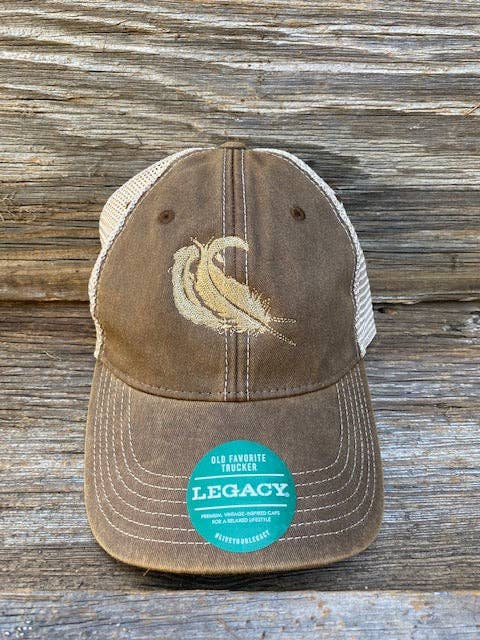 Trucker marron/kaki pour la vente par Twin Feathers Outdoor Co