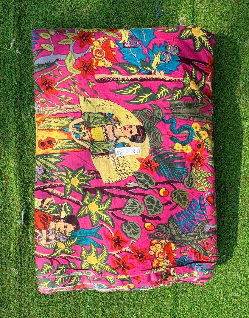 GYPSY STUDIO - Vente Peintures pour tissu - Rideaux en tissu imprimé Frida Kahlo Robe Oreiller Tissu en coton0