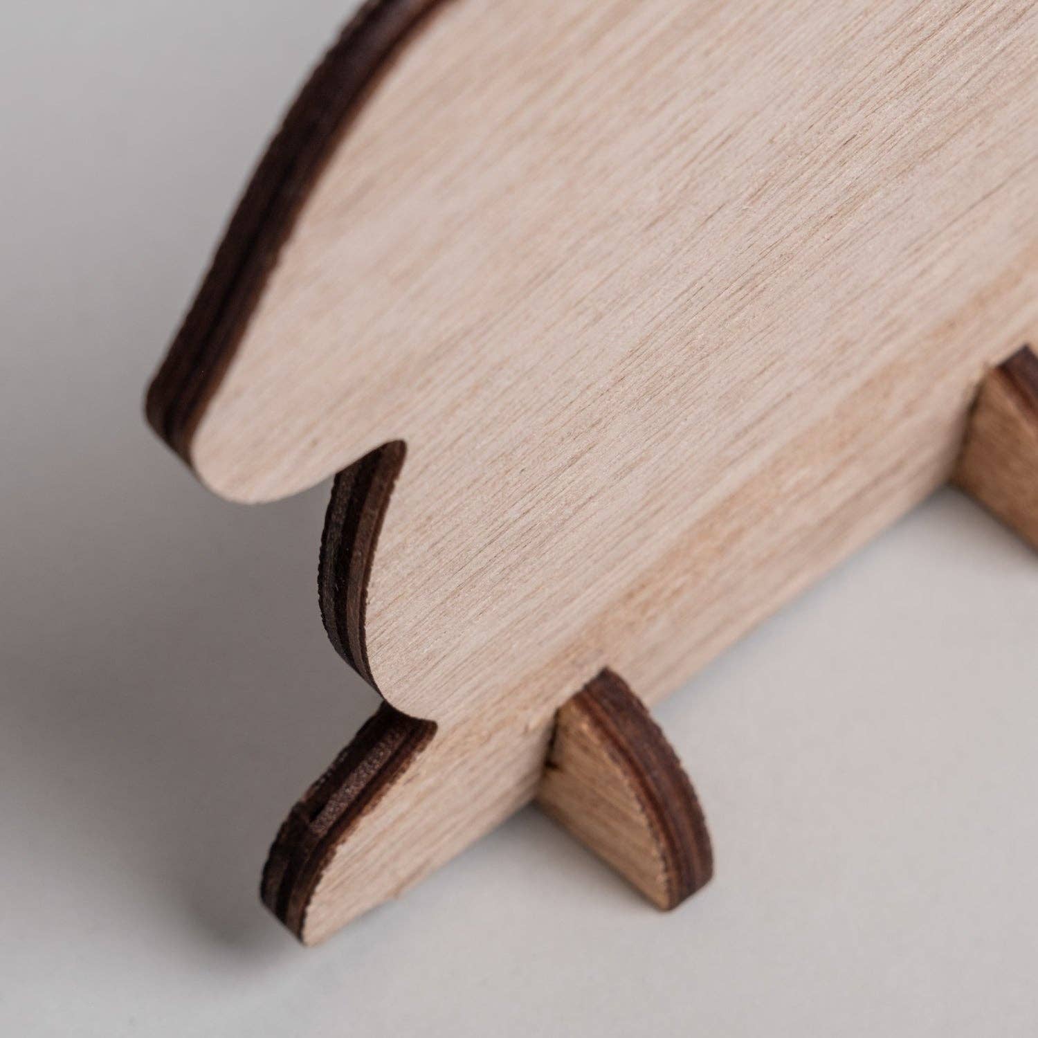 Eulenschnitt – Engroshandel Pyntefigur – Naturlige påskeharer i 2-pak5