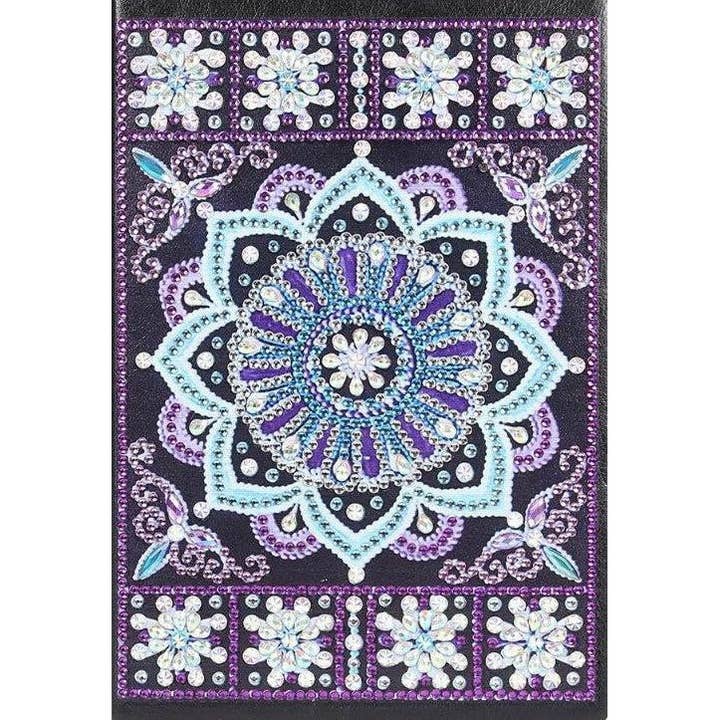 Purple Mandala Diamond Painting Notebook for wholesale by Diamond Brands