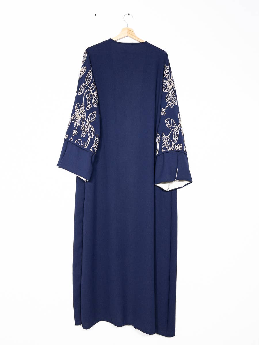 IDEAL OUTFIT – wholesale Top & skirt set – Women's – 2-piece set floral embroidery kimono abaya ref:en2511jazz20