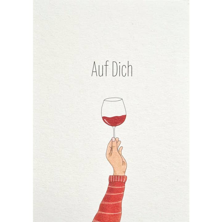 KEITCARDS - Wholesale Everyday Greeting Card - Red wine for you