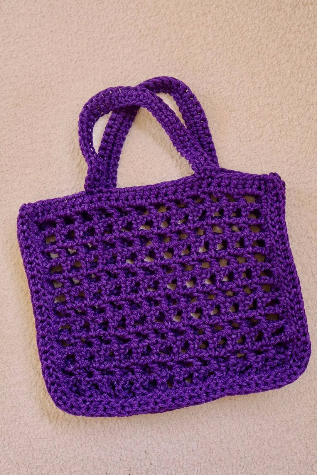 Néda - Wholesale Tote Bag - Women's - Handmade Nylon Crochet Handbag - KARINE (several colors available)10
