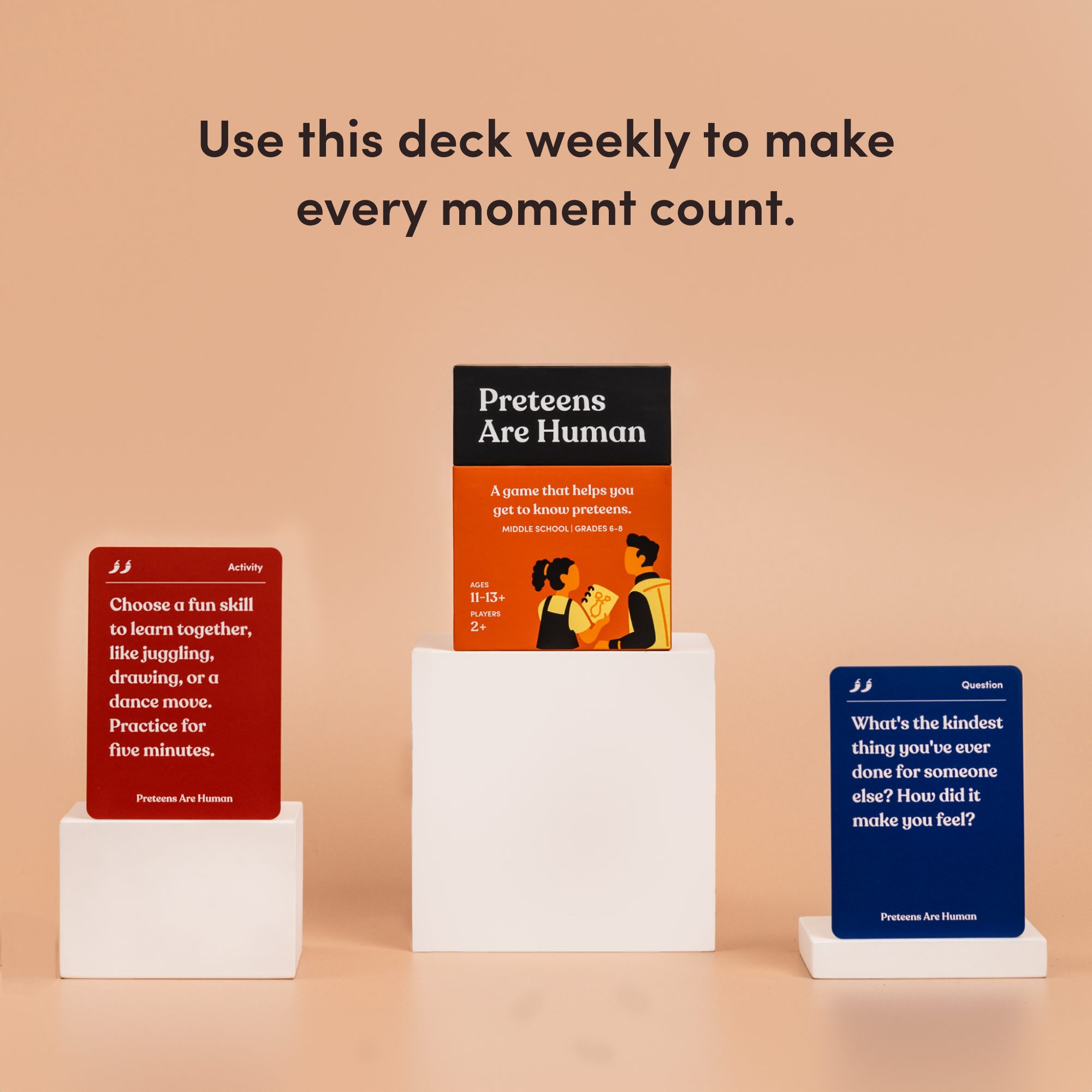 Parents Are Human | Card Games for Family, Love, & Healing - Wholesale Card Game - Preteens Are Human (Ages 11-13+)8