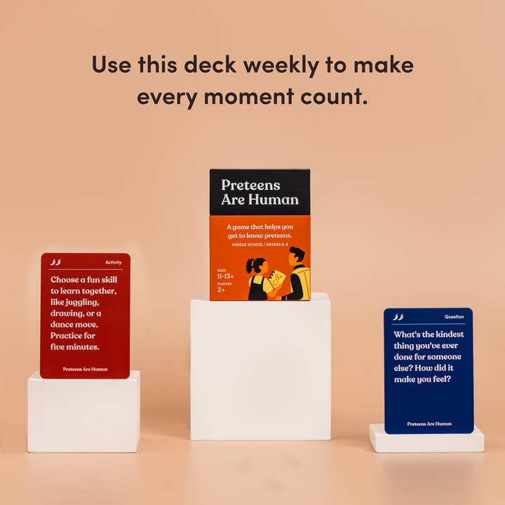 Parents Are Human | Card Games for Family, Love, & Healing - Wholesale Card Game - Preteens Are Human (Ages 11-13+)8