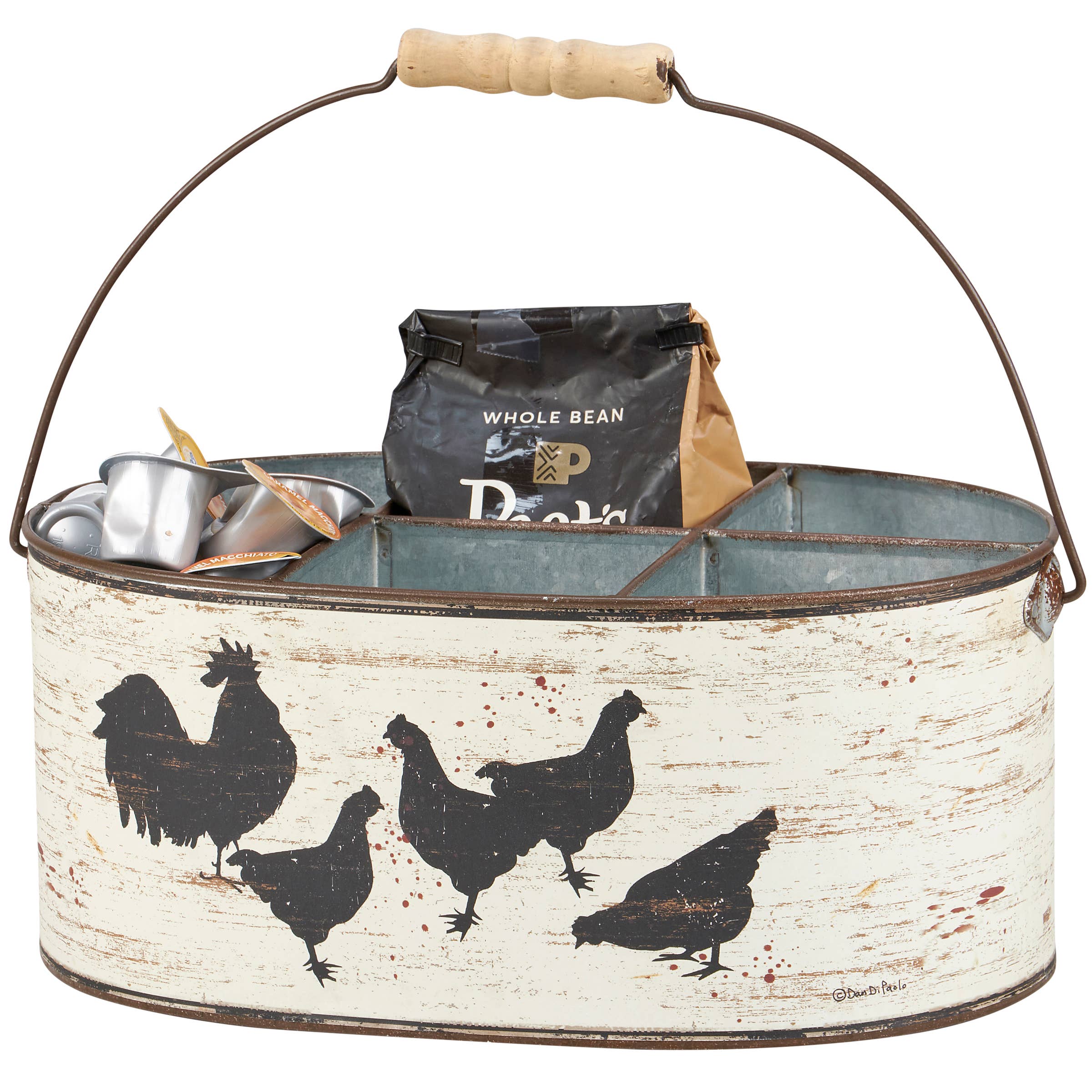 Primitives by Kathy - Wholesale Storage Bin - Farmhouse Caddy0
