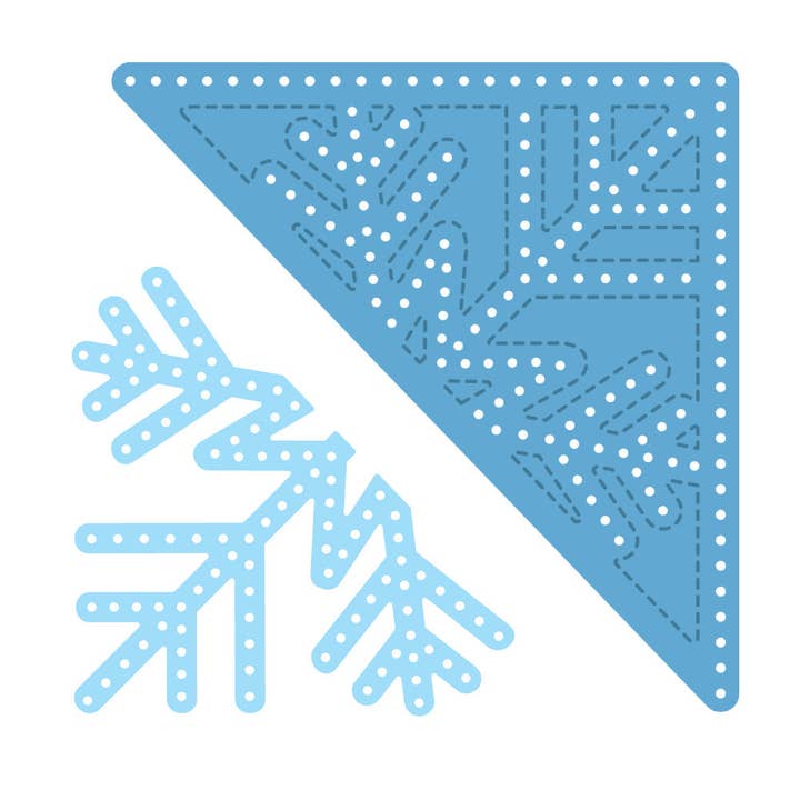 In Stitches: Bookmarked Snowflake - Honey Cuts - Stand-Alone Dies for wholesale by Honey Bee Stamps