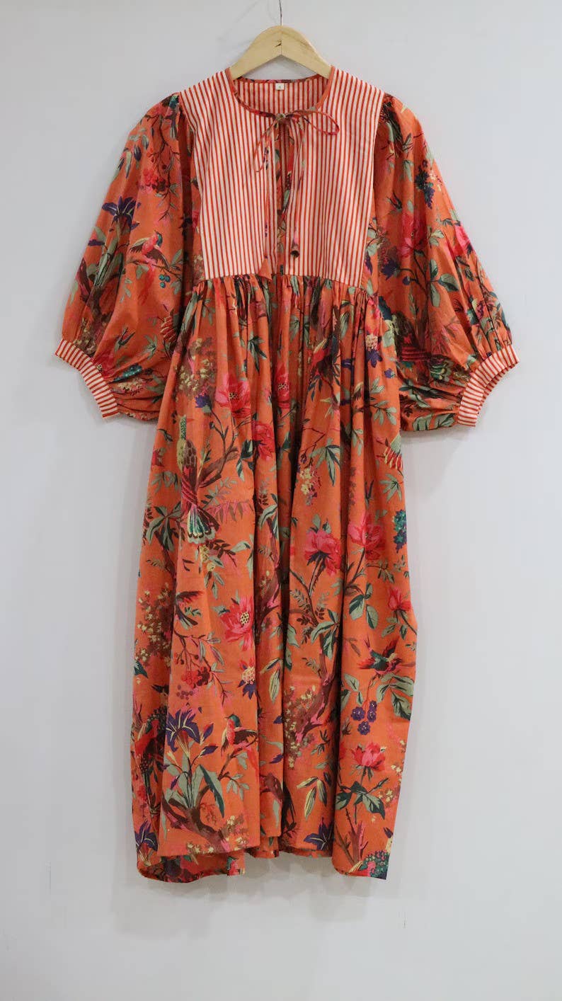 bhavnas boutique - Wholesale Dress - Women's - Holiday Casual Dress Women Wear Bird Print Dress