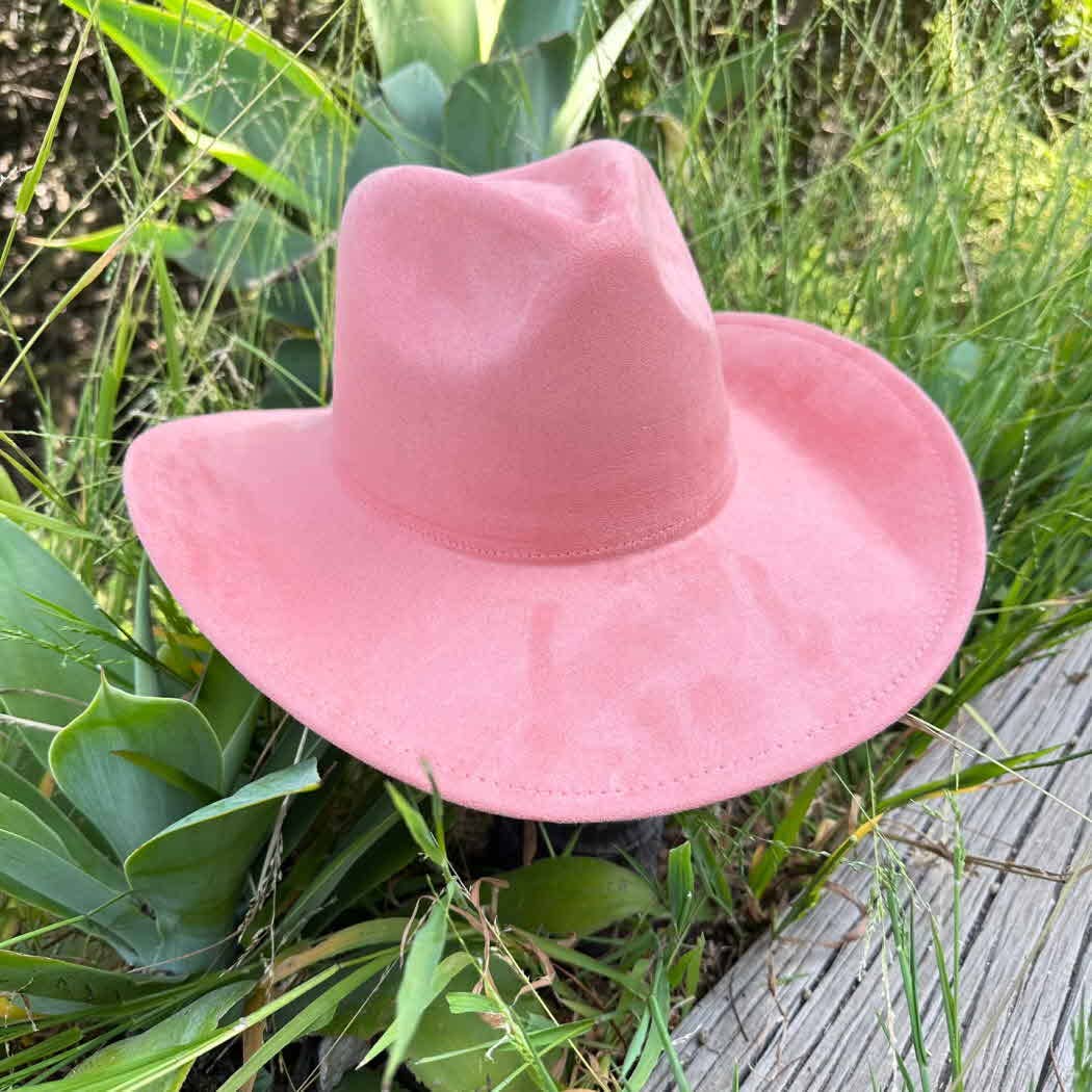 One and Only Accessories - Wholesale Cowboy Hat - Women's - Best sller Fashion Vegan suede cattleman cowboy hat 13
