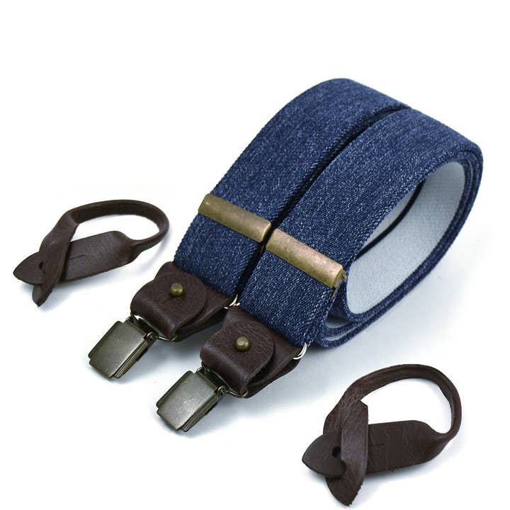 Bretelles larges supérieures - Denim pour la vente par Bertelles